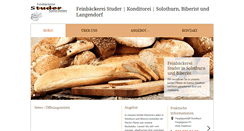Desktop Screenshot of feinbaeckerei-studer.ch