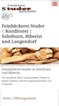 Mobile Screenshot of feinbaeckerei-studer.ch